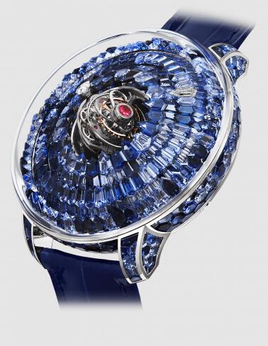 Jacob & Co THE MYSTERY TOURBILLON BLUE CAMO SN800.30.CB.CB.A Replica watch